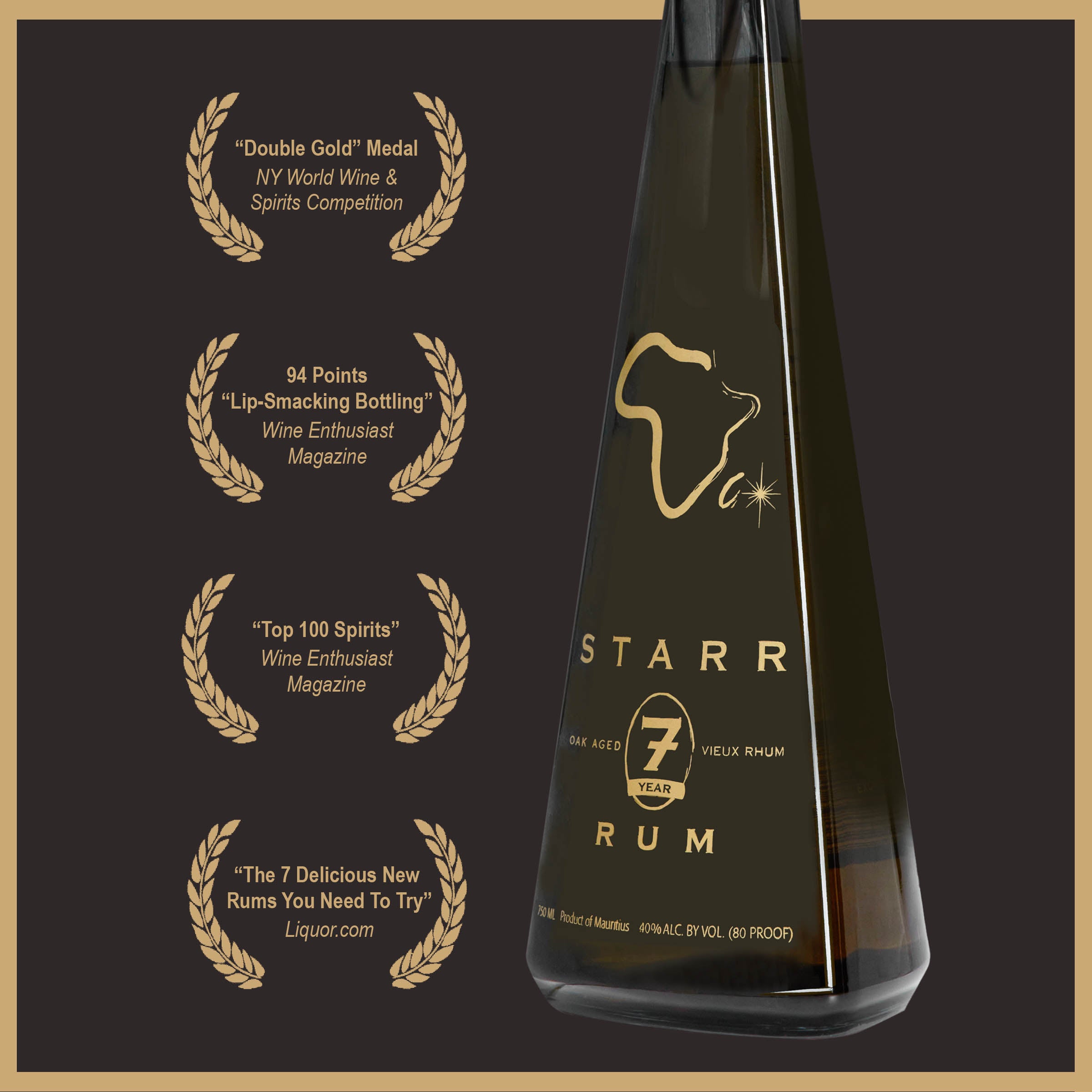 STARR 7 Year Oak Aged Rum – STARR Rum