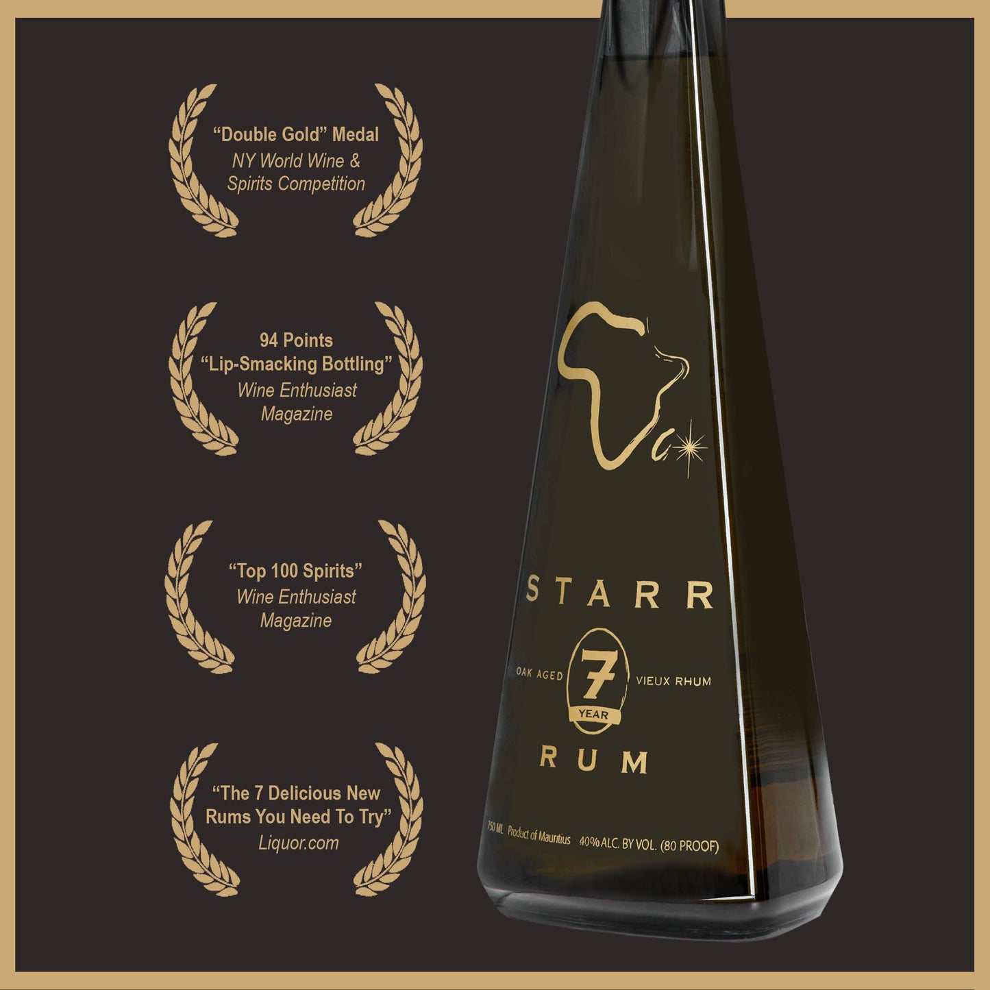 STARR 7 Year Oak Aged Rum